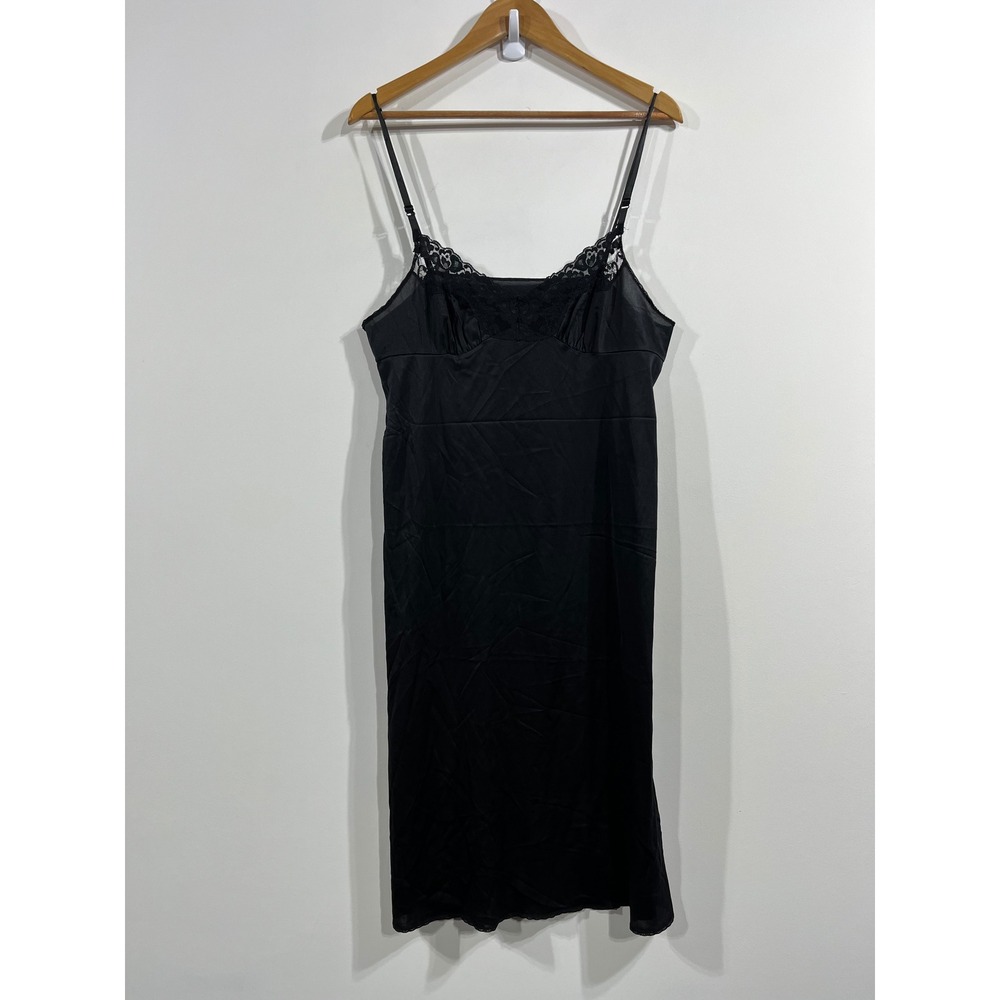Vassarette Vintage Babydoll Fairy Grunge Lace Trim Full Slip Womens Large Dainty